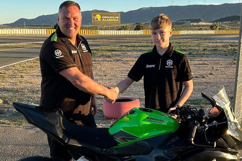 Team SBR announce rookie Mark for AJN Steelstock Kawasaki British Superteen Championship