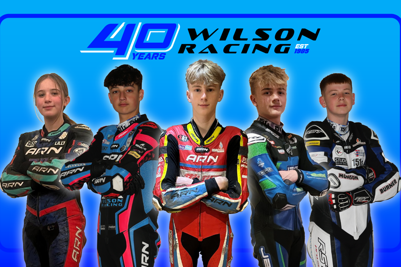 Wilson Racing announce five-strong rider line-up for 2025 R&G British Talent Cup