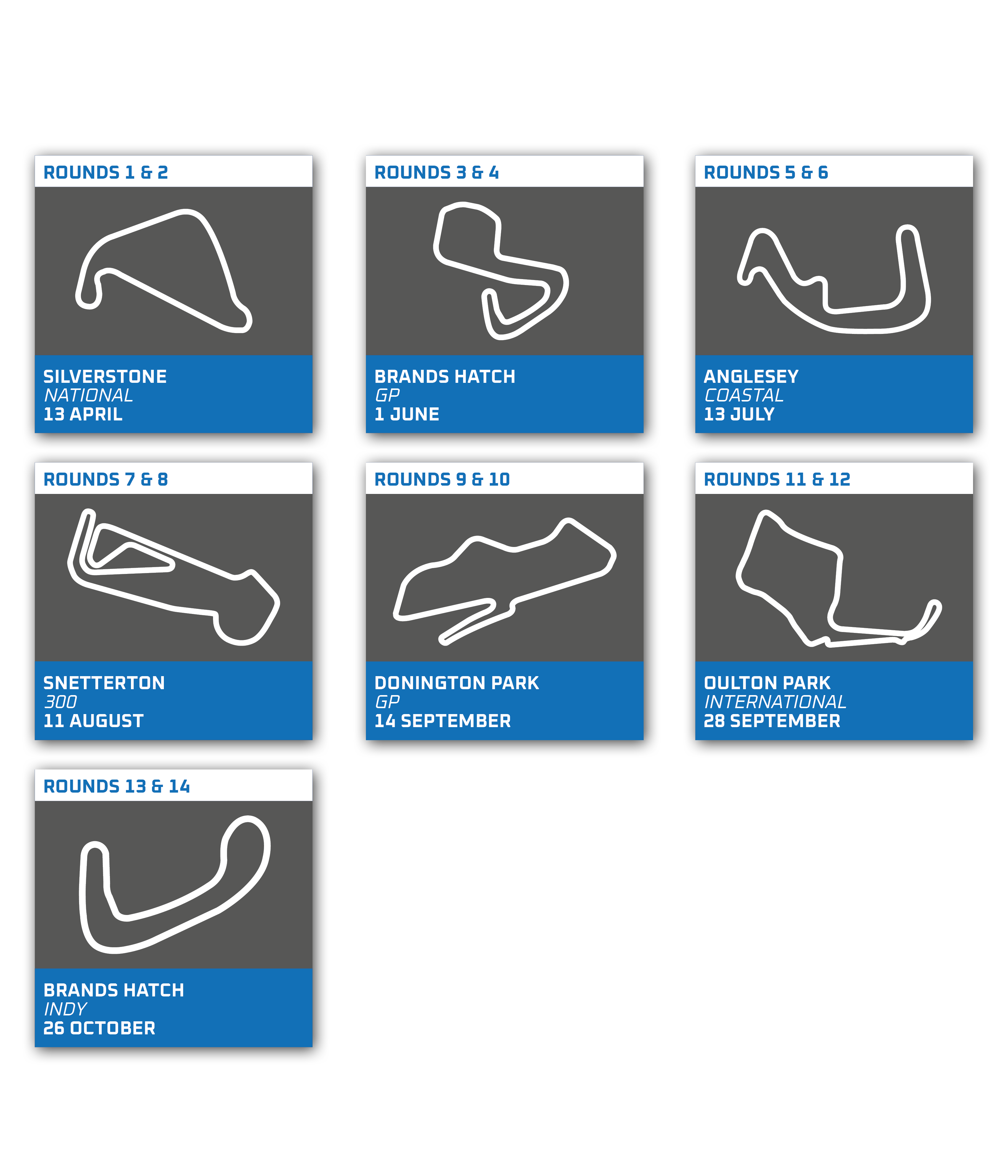 Clio Cup Calendar