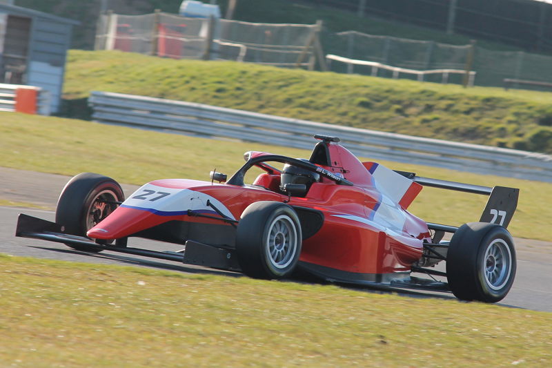 Wilson heads first official 2025 GB4 Championship test day at Snetterton 