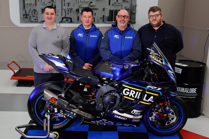 New Year, new look! OMG Racing Yamaha announce title partnership with GRILLA Hydration