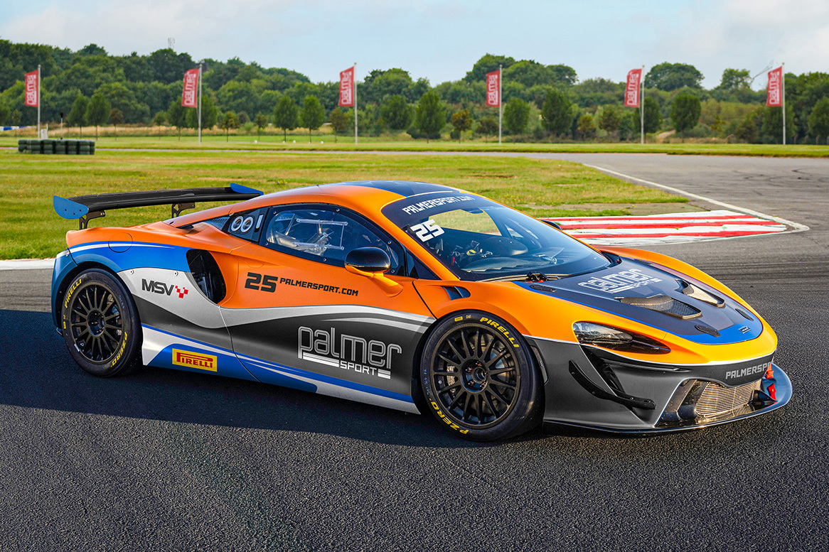 The McLaren Artura GT4 joins the PalmerSport fleet for 2025