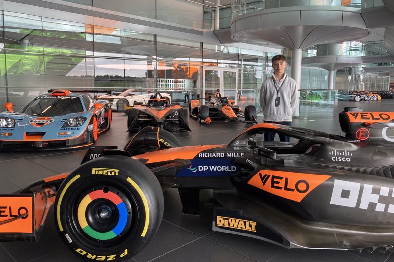 GB3 Championship leader Sharp receives McLaren Technology Centre tour 