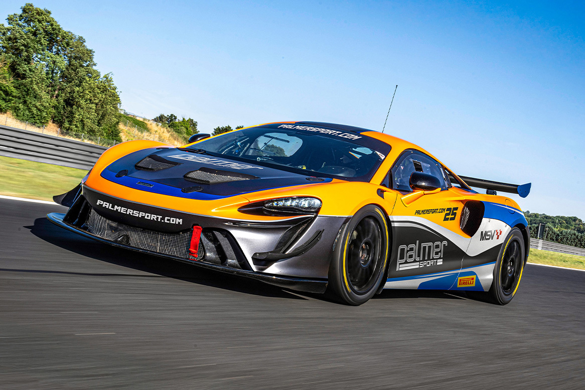 The McLaren Artura GT4 joins the PalmerSport fleet for 2025