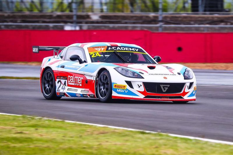 PalmerSport Ginetta driver James Nicholas takes a dominant win at Silverstone