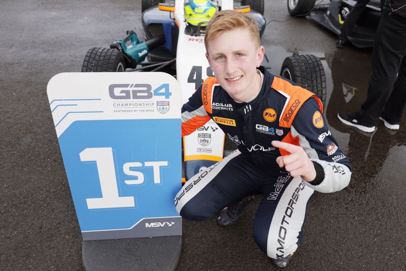 Race winner Liam McNeilly returns to GB4 with Fox Motorsport at Donington Park