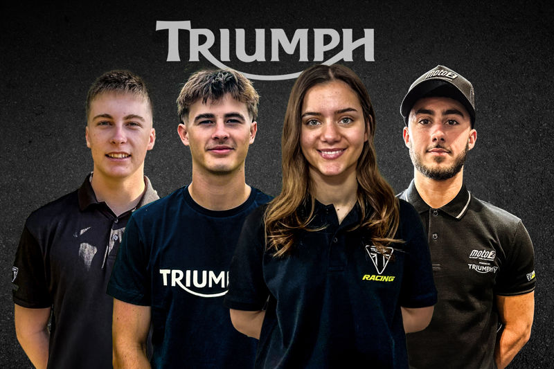 Macadam Triumph Factory Racing unveil four strong rider line up for Sportbike 