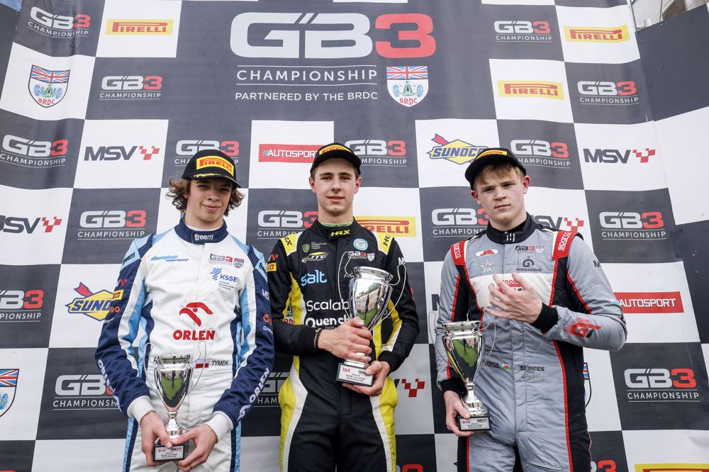 Matthew Rees Racing Driver McKenzy Cresswell, Matthew Rees and Tymek Kucharczyk were the top-three ...