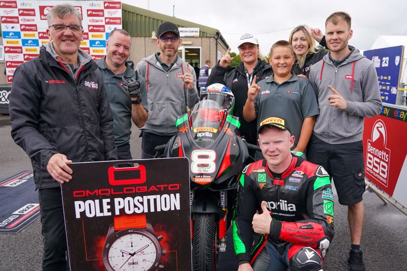 Lewis Rollo beat Thruxton specialist Alex Olsen to pole by 0.260secs as ...