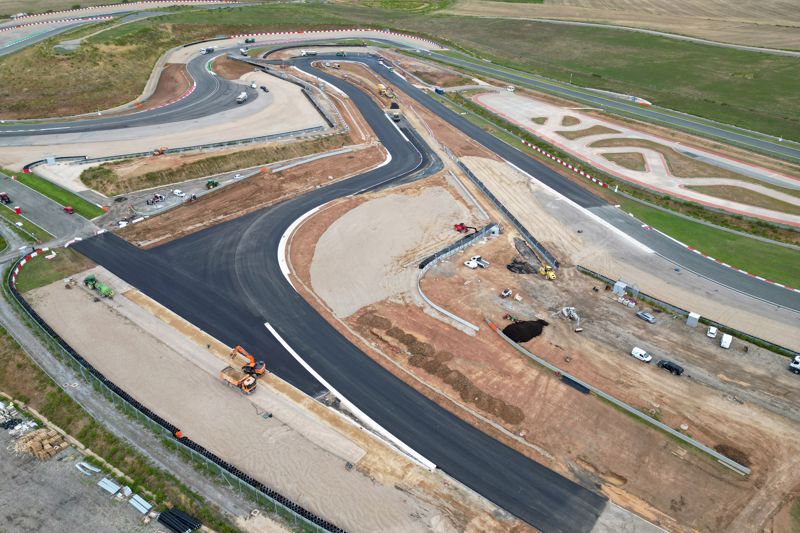 Asphalting completed in Phase Two of works as Circuito de Navarra prepares to reopen