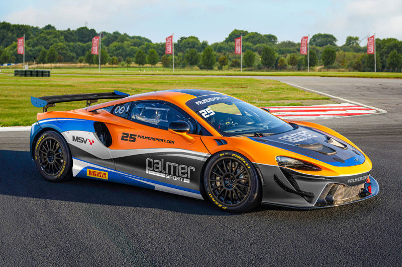 Sensational McLaren Artura GT4 race car headlines PalmerSport 2025