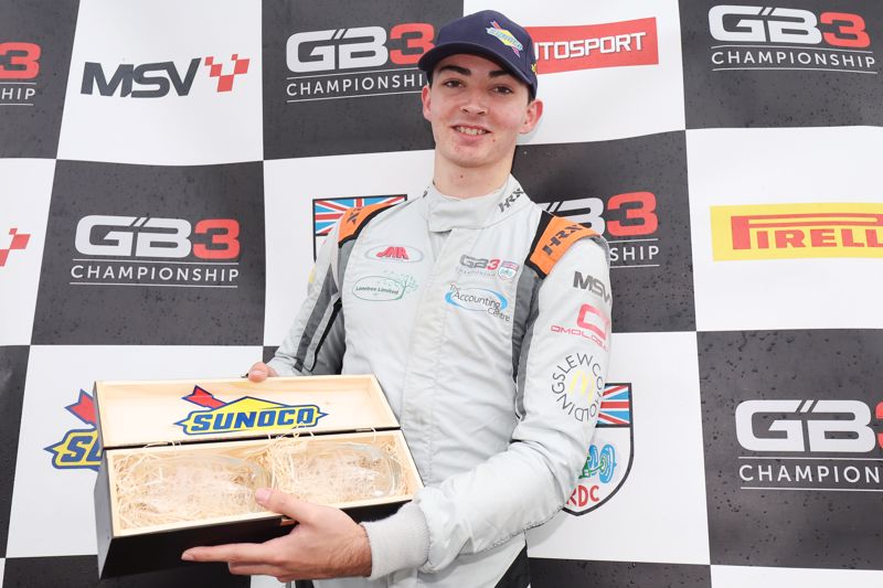 Bennett breaks Brands Hatch GP GB3 lap record on way to Sunoco Fastest Driver of the Weekend Award 