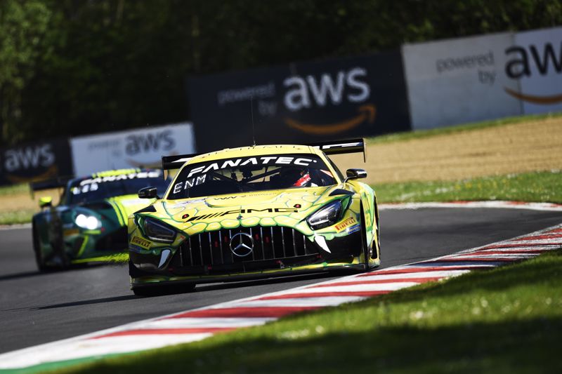 Preclasificación del GT World Challenge: Engel/Auer Mercedes-AMG, los más rápidos en Brands Hatch
