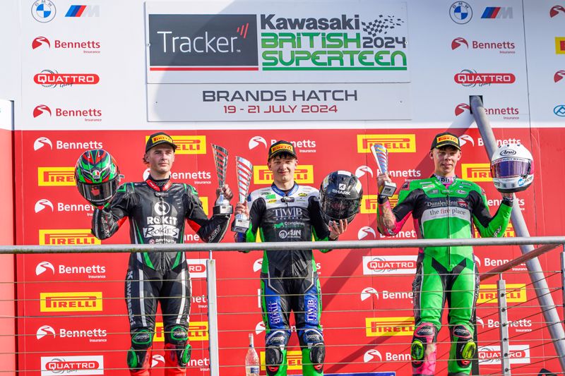 Tracker Kawasaki British Superteen: Cook pips Gawith to seal final win of the weekend