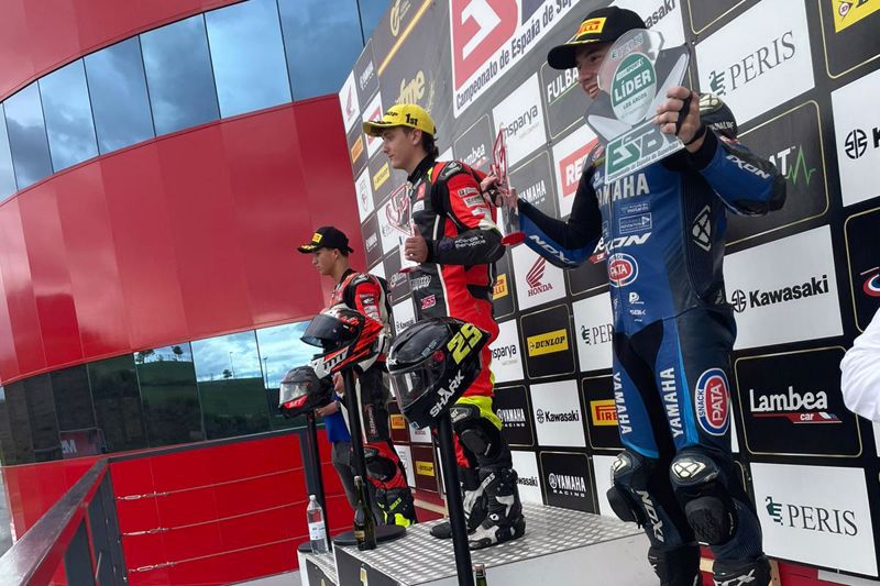 ESBK: Juan Rodriguez takes Sunday Supersport win at Circuito de Navarra