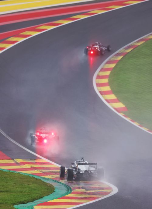 The first GB3 race of the weekend at Spa-Francorchamps is due to start ...