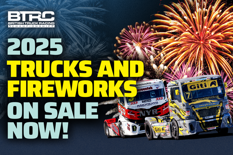 2025 Truck Racing and Fireworks tickets on sale now!