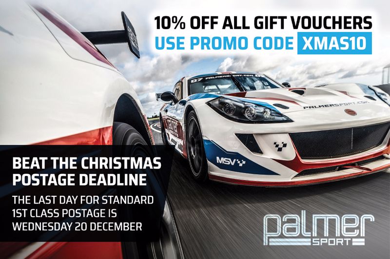 Last postage details for discounted PalmerSport Christmas vouchers