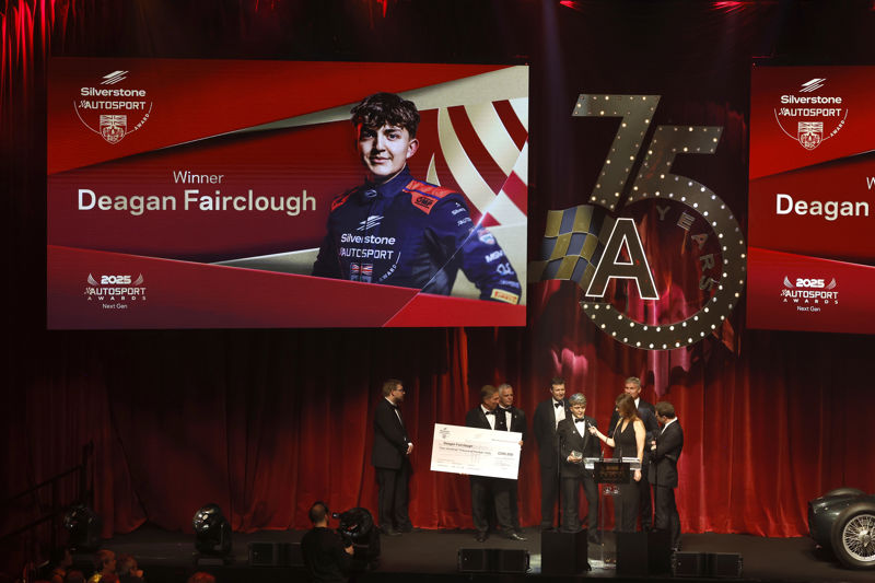 2025 GB3 contender Deagen Fairclough wins Silverstone Autosport BRDC Young Driver of the Year Award 