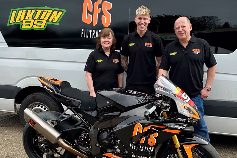 Luxton and CFS Filtration team up for the Pirelli National Superstock Championship