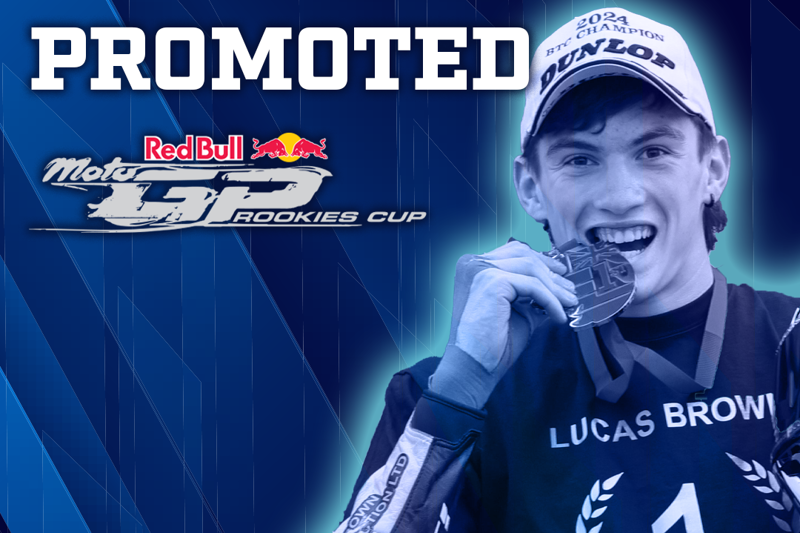 2024 R&G British Talent Cup Champion Brown promoted to the Red Bull MotoGP™ Rookies Cup