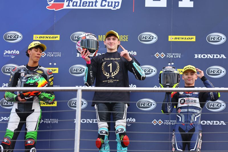 R&G British Talent Cup: Brown crowned 2024 champion as Frost takes final race win