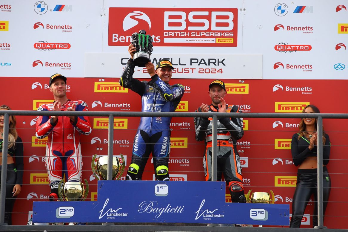 Ryde roars to victory in Monster Energy Cadwell 90 Trophy race 