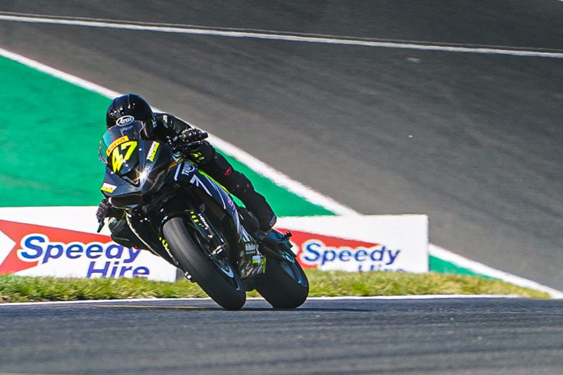 Richard Cooper took early charge at Brands Hatch this morning as he set ...